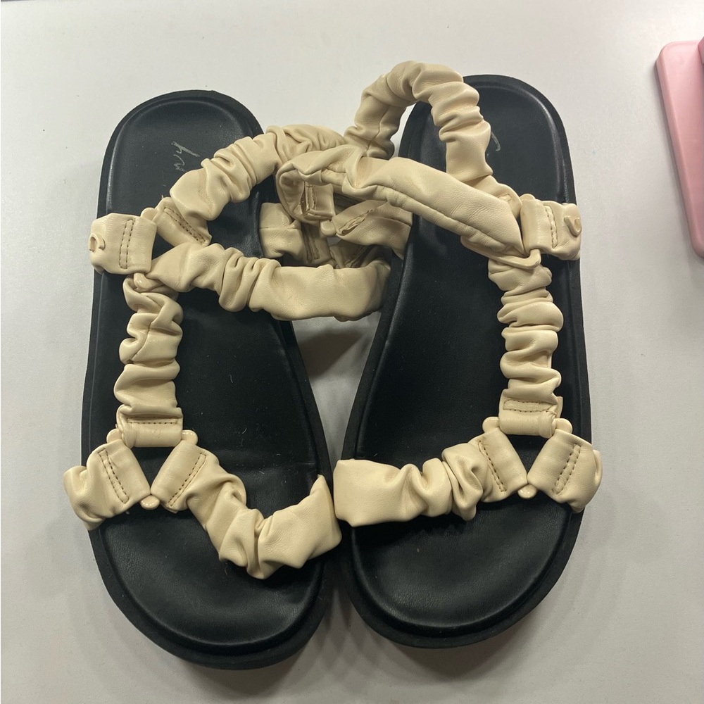 Stylish Cream Sandals